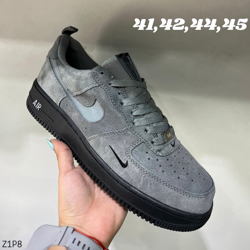 AF1 GRIS GAMUZA (40)