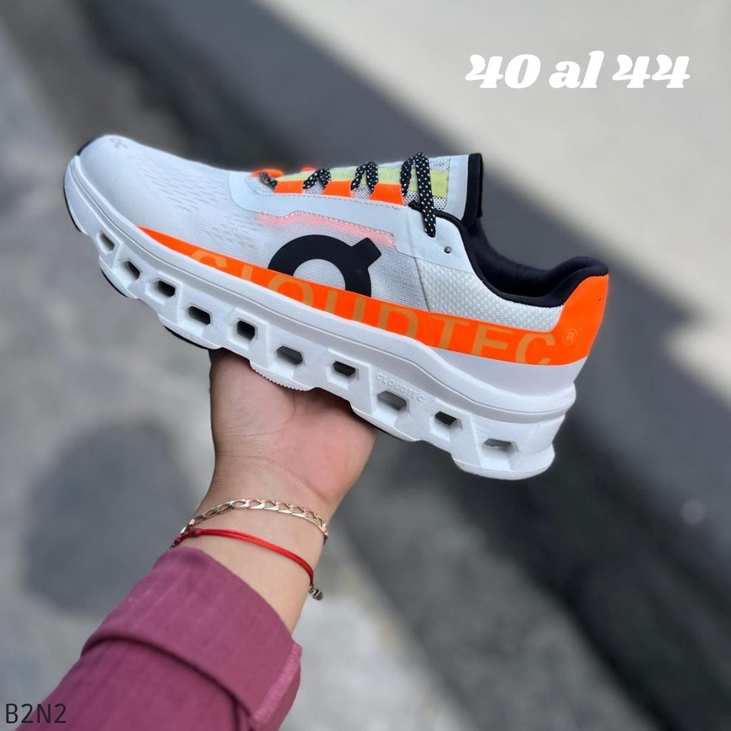 ON CLOUD MONSTER BLANCO NARANJA (40)