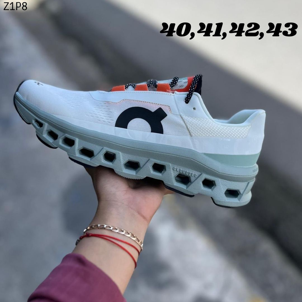 ON CLOUD MONSTER VERDE NARANJA (40)