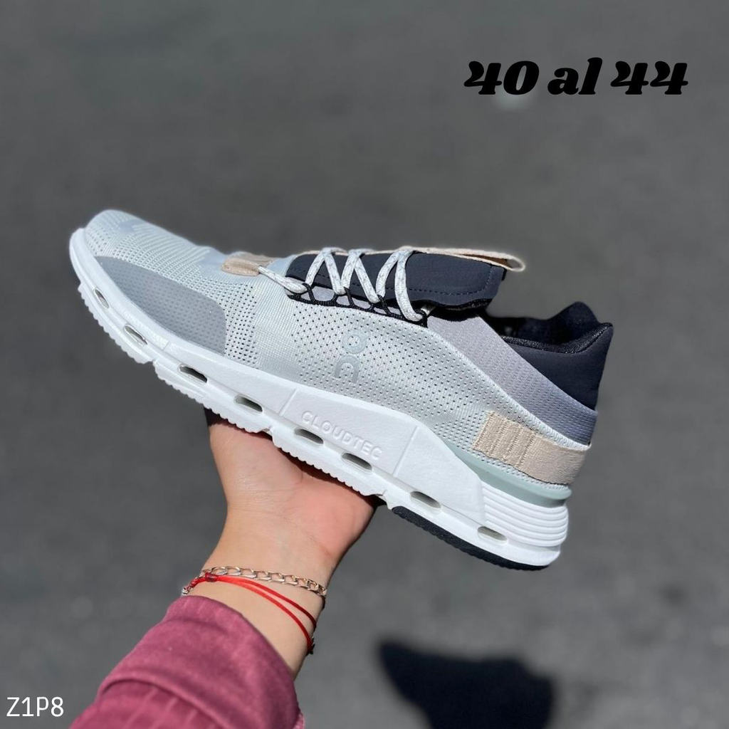 ON CLOUD NOVA GRIS AZUL (40)