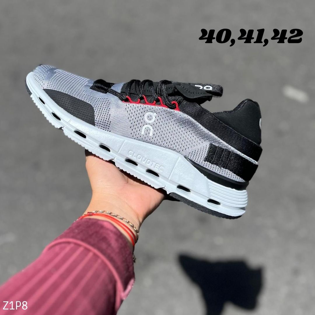 ON CLOUD NOVA GRIS NEGRO (40)