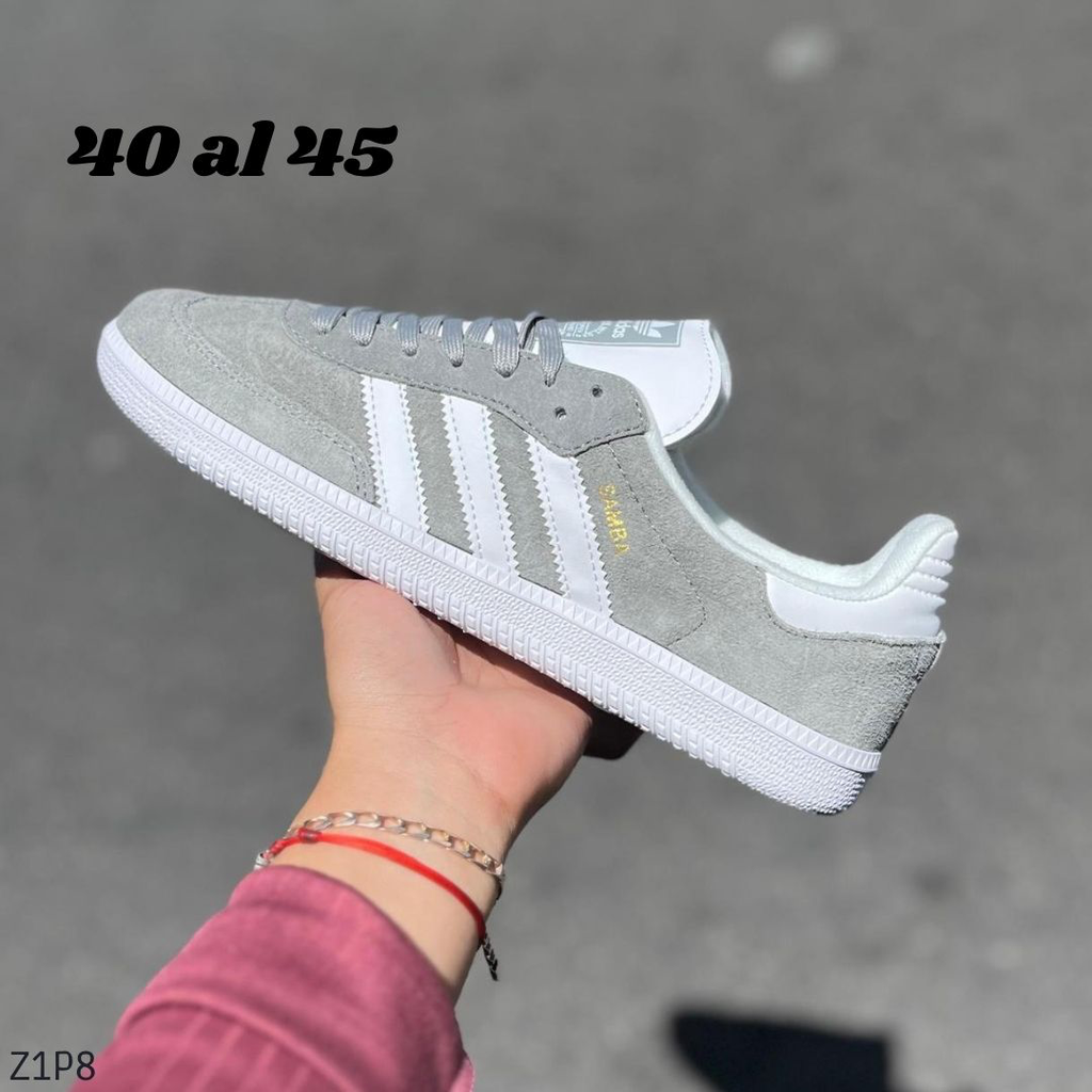 AD SAMBA GAMUZA GRIS